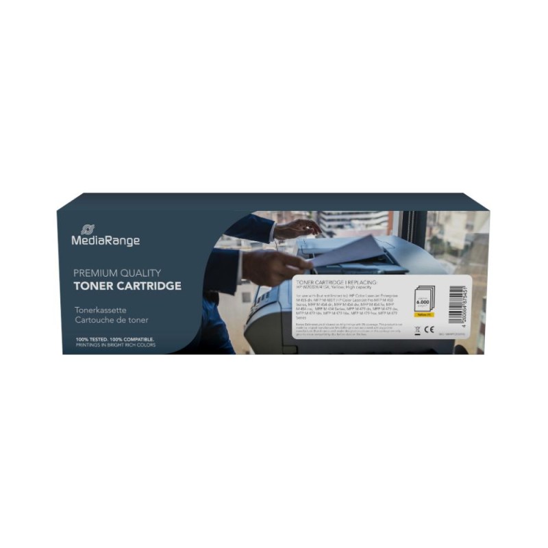 MediaRange Toner Cartridge for printers using HP® W2032X/415X High Capacity Yellow (MRHPT2032YXL) MediaRange Toner Cartridge for printers using HP® W2032X/415X High Capacity Yellow (MRHPT2032YXL)
