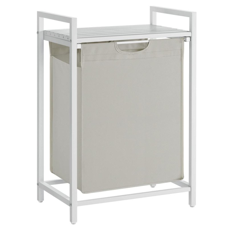 Vasagle Καλάθι Απλύτων Μεταλλικό 50x33x72cm Λευκό (BLH101W01) (VASBLH101W01) Vasagle Καλάθι Απλύτων Μεταλλικό 50x33x72cm Λευκό (BLH101W01) (VASBLH101W01)
