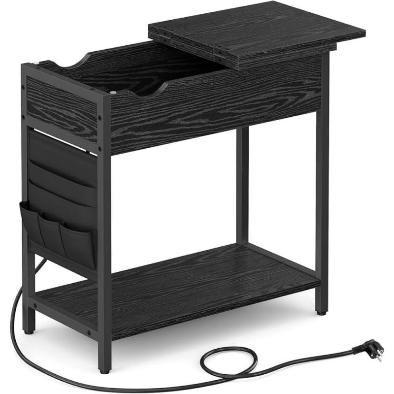 Vasagle Ορθογώνιο Βοηθητικό Τραπεζάκι Ξύλινο Black Wood Effect 60x31.5x60εκ (LET311B56) (VASLET311B56) Vasagle Ορθογώνιο Βοηθητικό Τραπεζάκι Ξύλινο Black Wood Effect 60x31.5x60εκ (LET311B56) (VASLET311B56)