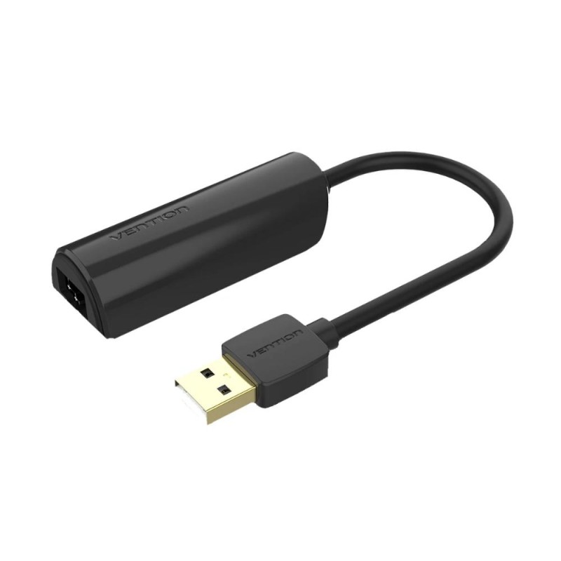 VENTION USB 2.0 to 100Mbps Ethernet Adapter ABS Type Black 0.15M (CEGBB) (VENCEGBB) VENTION USB 2.0 to 100Mbps Ethernet Adapter ABS Type Black 0.15M (CEGBB) (VENCEGBB)