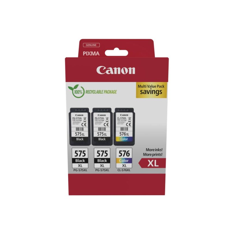 Canon Μελάνι Inkjet PG-575XLx2/CL-576XL MultiPack (5437C004) (CANCL-576XLMP) Canon Μελάνι Inkjet PG-575XLx2/CL-576XL MultiPack (5437C004) (CANCL-576XLMP)