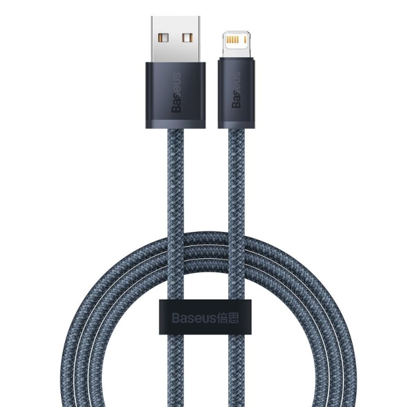 Baseus Dynamic Series cable USB to Lightning, 2.4A, 1m (gray) (CALD000416) (BASCALD000416) Baseus Dynamic Series cable USB to Lightning, 2.4A, 1m (gray) (CALD000416) (BASCALD000416)