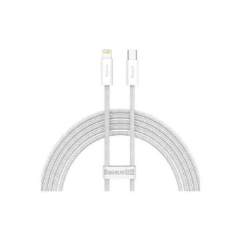 Baseus USB-C cable for Lightning Dynamic Series, 20W, 2m (white) (CALD000102) (BASCALD000102)