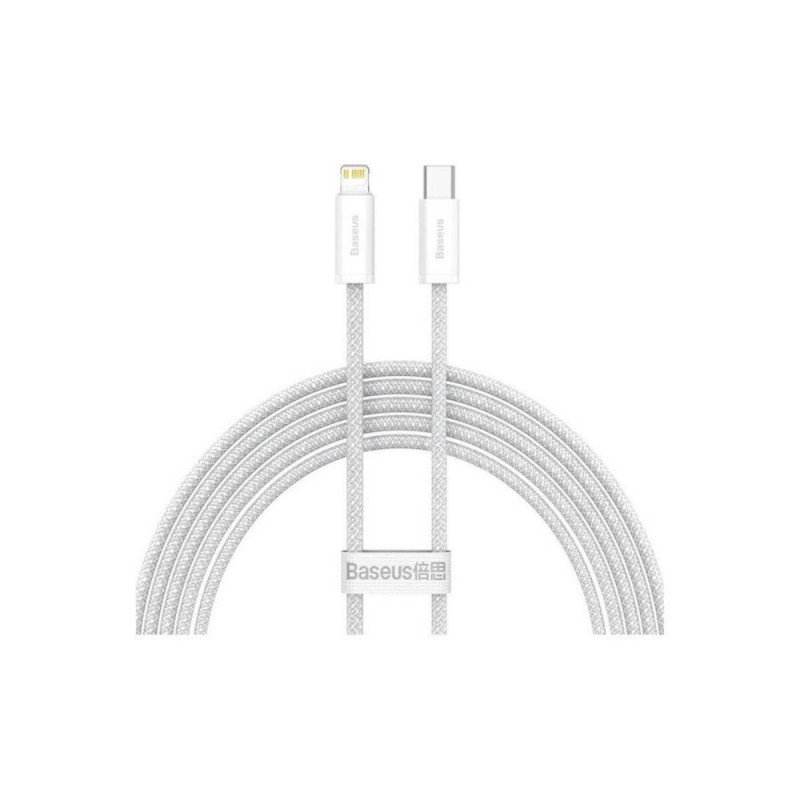 Baseus USB-C cable for Lightning Dynamic Series, 20W, 2m (white) (CALD000102) (BASCALD000102) Baseus USB-C cable for Lightning Dynamic Series, 20W, 2m (white) (CALD000102) (BASCALD000102)