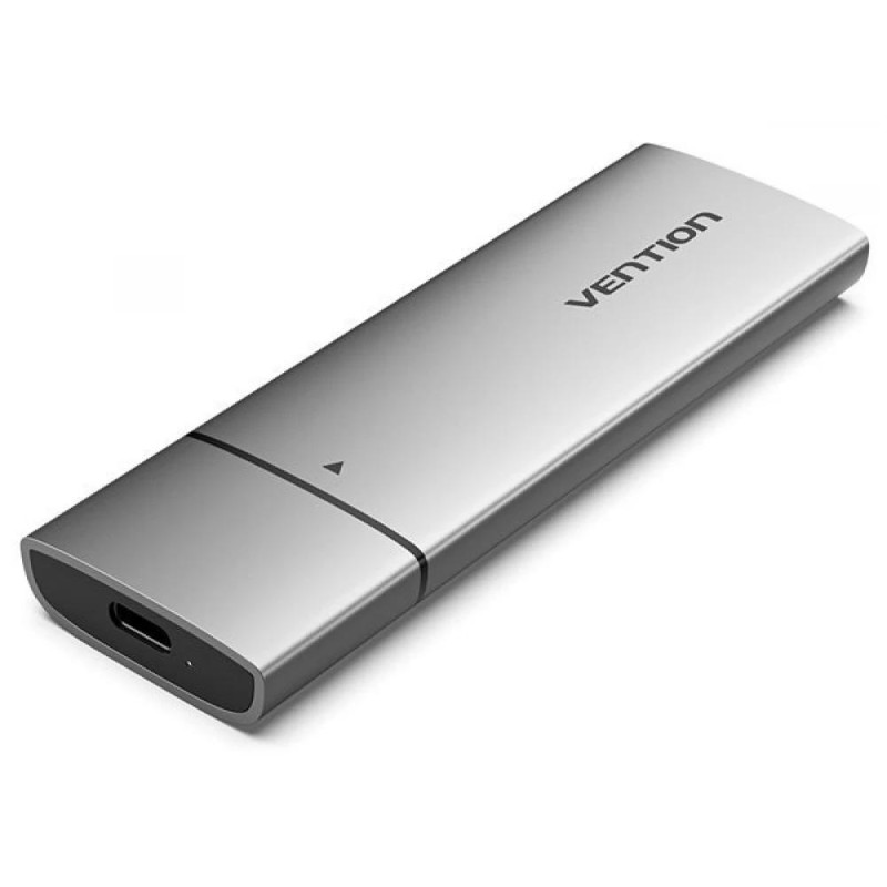 VENTION M.2 NVMe SSD Enclosure (USB 3.1 Gen 2-C) Gray Aluminum Alloy Type (KPGH0) (VENKPGH0) VENTION M.2 NVMe SSD Enclosure (USB 3.1 Gen 2-C) Gray Aluminum Alloy Type (KPGH0) (VENKPGH0)