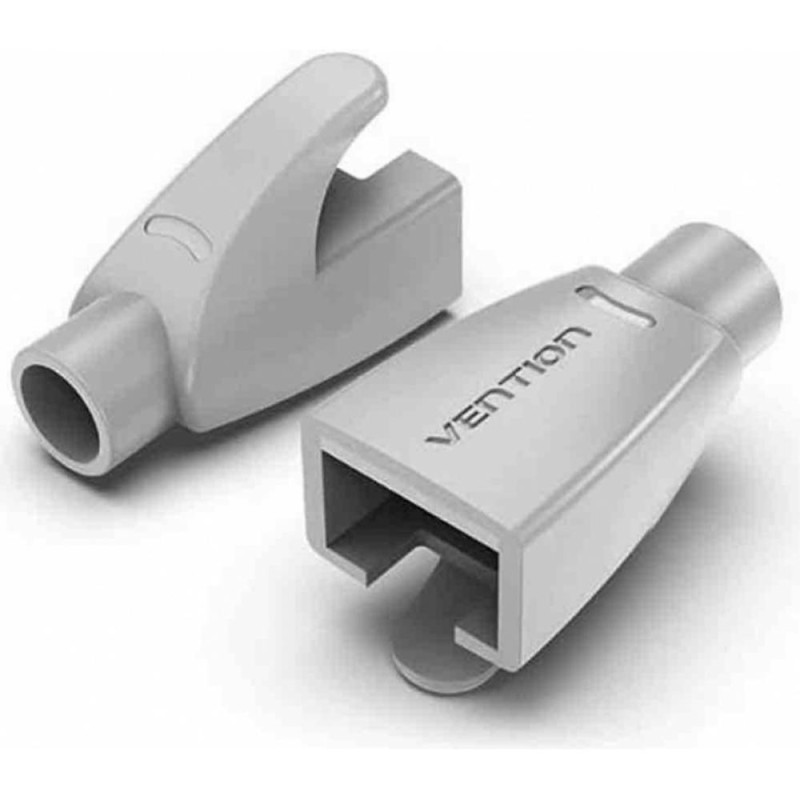 VENTION RJ45 Strain Relief Boots Milky Gray PVC Type 50-Pack (IODM0-50) (VENIODM0-50) VENTION RJ45 Strain Relief Boots Milky Gray PVC Type 50-Pack (IODM0-50) (VENIODM0-50)
