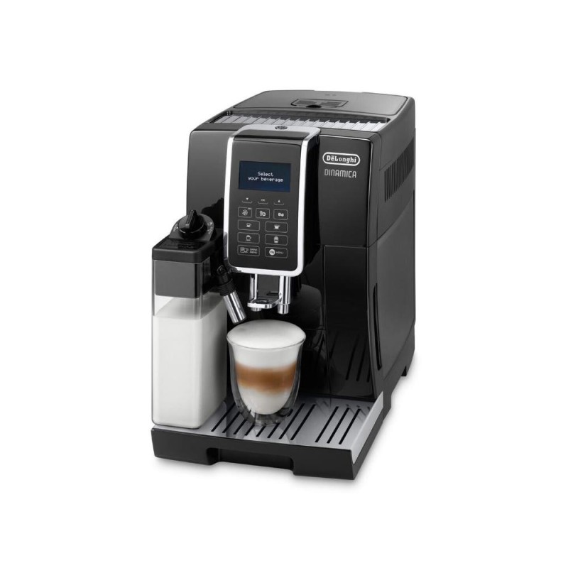 De'Longhi Dinamica Αυτόματη Μηχανή Espresso 1450W Πίεσης 15bar για cappuccino με Μύλο Άλεσης Μαύρη (ECAM350.55.B) (DLGECAM350.55.B) De'Longhi Dinamica Αυτόματη Μηχανή Espresso 1450W Πίεσης 15bar για cappuccino με Μύλο Άλεσης Μαύρη (ECAM350.55.B) (DLGECAM350.55.B)