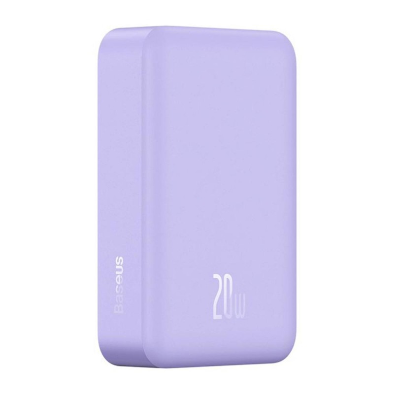 Baseus Powerbank Magnetic Mini 20000mAh USB-C 20W MagSafe purple (PPCX150005) (BASPPCX150005) Baseus Powerbank Magnetic Mini 20000mAh USB-C 20W MagSafe purple (PPCX150005) (BASPPCX150005)