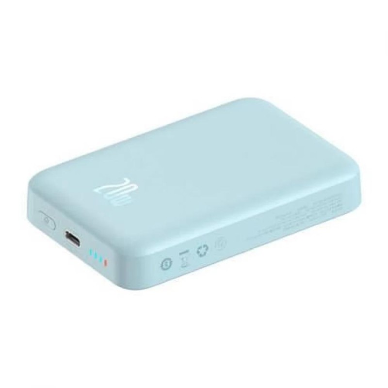 Baseus Powerbank Magnetic Mini 10000mAh USB-C 20W MagSafe blue (PPCX110103) (BASPPCX110103) Baseus Powerbank Magnetic Mini 10000mAh USB-C 20W MagSafe blue (PPCX110103) (BASPPCX110103)