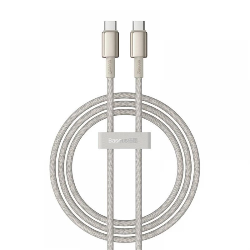 Baseus Cable USB-C to USB-C Gold 100W 1m (P10319800G21-00) (BASP10319800G21-00) Baseus Cable USB-C to USB-C Gold 100W 1m (P10319800G21-00) (BASP10319800G21-00)