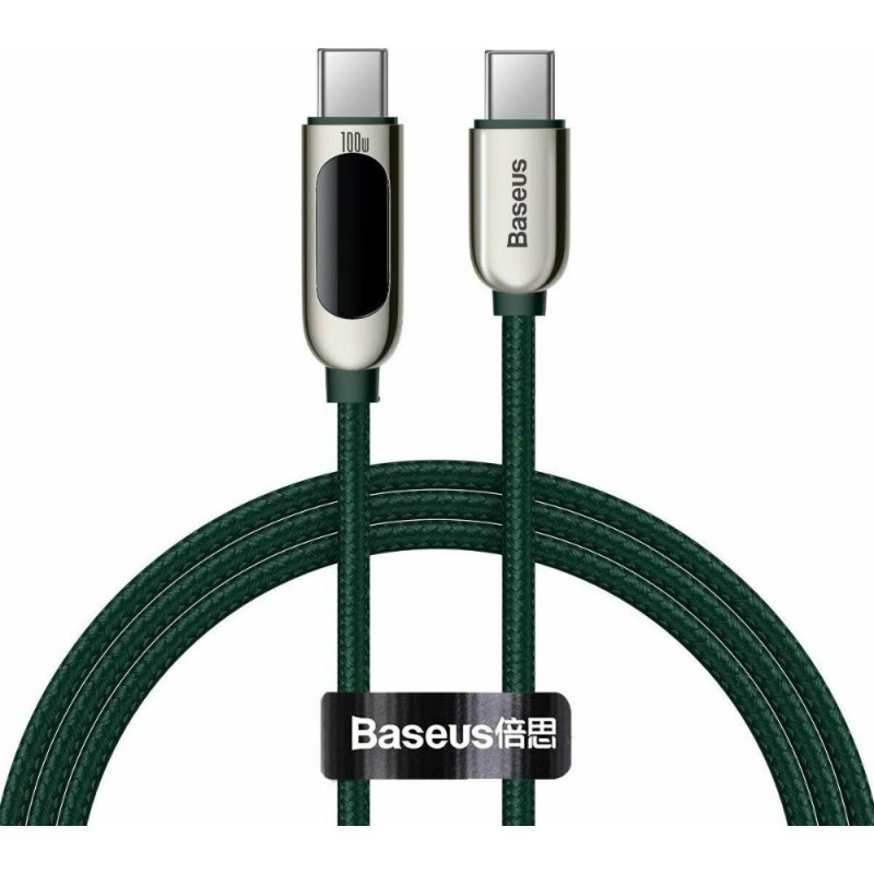 Baseus Display Cable USB-C to USB-C 100W 1m green (CATSK-B06) (BASCATSK-B06) Baseus Display Cable USB-C to USB-C 100W 1m green (CATSK-B06) (BASCATSK-B06)