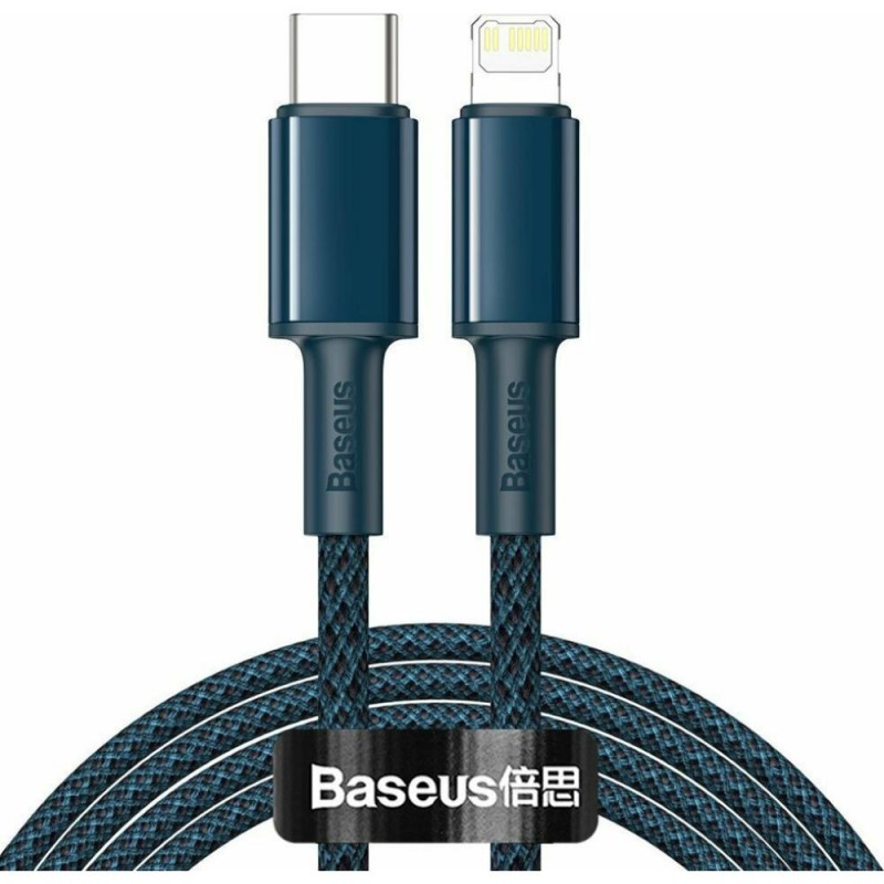 Baseus High Density Braided Cable Type-C to Lightning PD 20W 2m blue (CATLGD-A03) (BASCATLGD-A03) Baseus High Density Braided Cable Type-C to Lightning PD 20W 2m blue (CATLGD-A03) (BASCATLGD-A03)