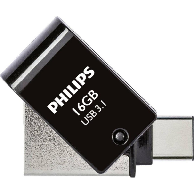 Philips 2-in-1 16GB USB 3.1 Stick με σύνδεση USB-C Μαύρο (PHUSB16G2IN1OTGGU3C) (ΠΗΙPHUSB16G2IN1OTGGU3C) Philips 2-in-1 16GB USB 3.1 Stick με σύνδεση USB-C Μαύρο (PHUSB16G2IN1OTGGU3C) (ΠΗΙPHUSB16G2IN1OTGGU3C)