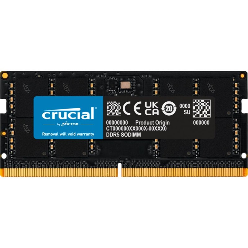 Crucial SO-DIMM DDR5-4800 32GB (CT32G48C40S5) (CRUCT32G48C40S5) Crucial SO-DIMM DDR5-4800 32GB (CT32G48C40S5) (CRUCT32G48C40S5)