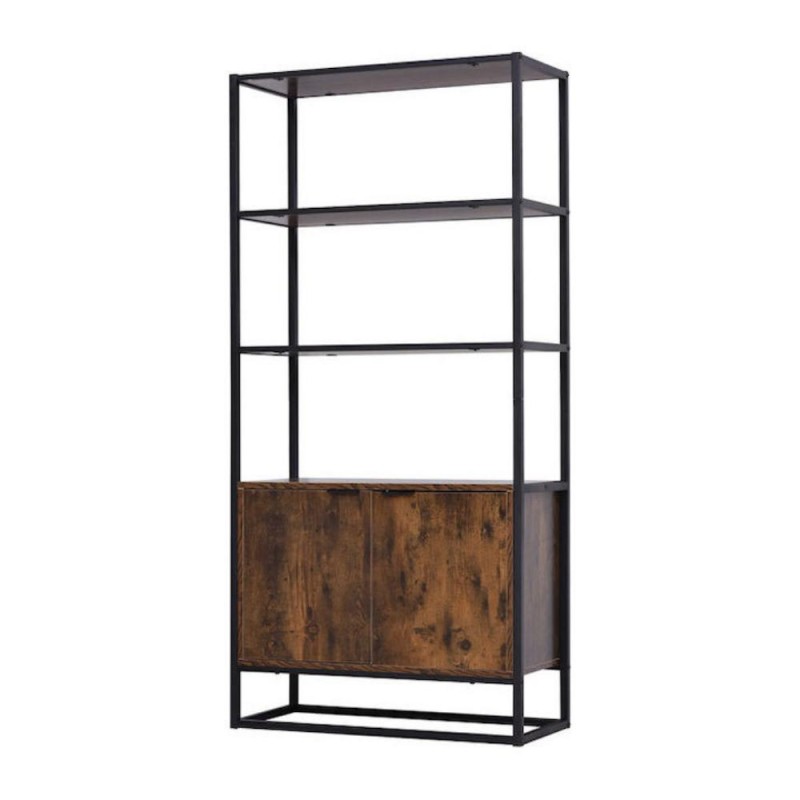 Homcom Βιβλιοθήκη Industrial Style Με 5 Ράφια 40x30x154cm (838-162) (HOM838-162) Homcom Βιβλιοθήκη Industrial Style Με 5 Ράφια 40x30x154cm (838-162) (HOM838-162)