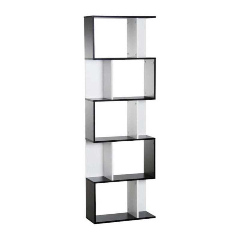 Homcom Ξύλινη Βιβλιοθήκη Με 5 Ράφια 60x24x184.5 (833-450BK) (HOM833-450BK) Homcom Ξύλινη Βιβλιοθήκη Με 5 Ράφια 60x24x184.5 (833-450BK) (HOM833-450BK)