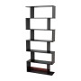 Homcom Ξύλινη Βιβλιοθήκη Με 6 Ράφια 80x24x191 (831-037BK) (HOM831-037BK)