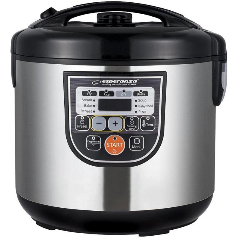 Esperanza Πολυμάγειρας 860W με Χωρητικότητα 5lt Ασημί (EKG011) (ESPEKG011) Esperanza Πολυμάγειρας 860W με Χωρητικότητα 5lt Ασημί (EKG011) (ESPEKG011)