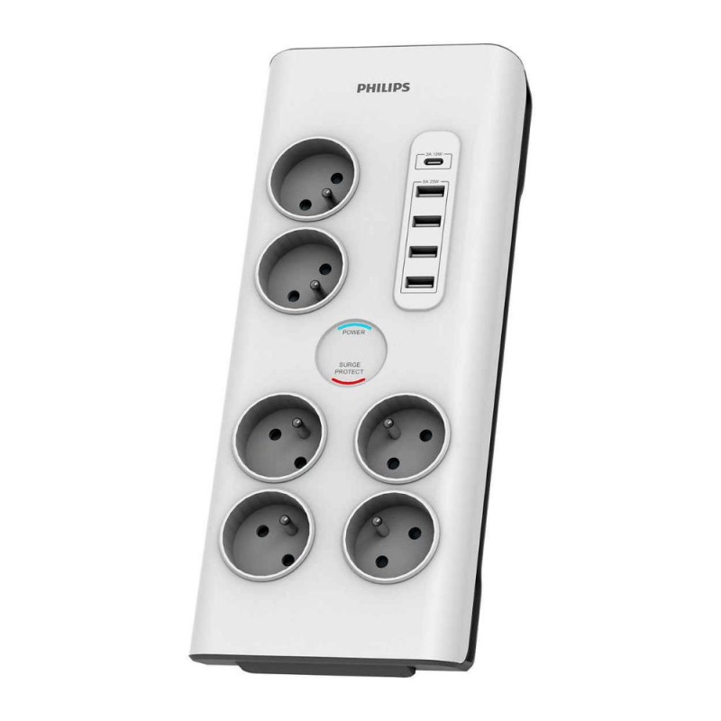 Philips Πολύπριζο 6 Θέσεων 2m Λευκό (SPN7060WA/60) (PHISPN7060WA-60) Philips Πολύπριζο 6 Θέσεων 2m Λευκό (SPN7060WA/60) (PHISPN7060WA-60)