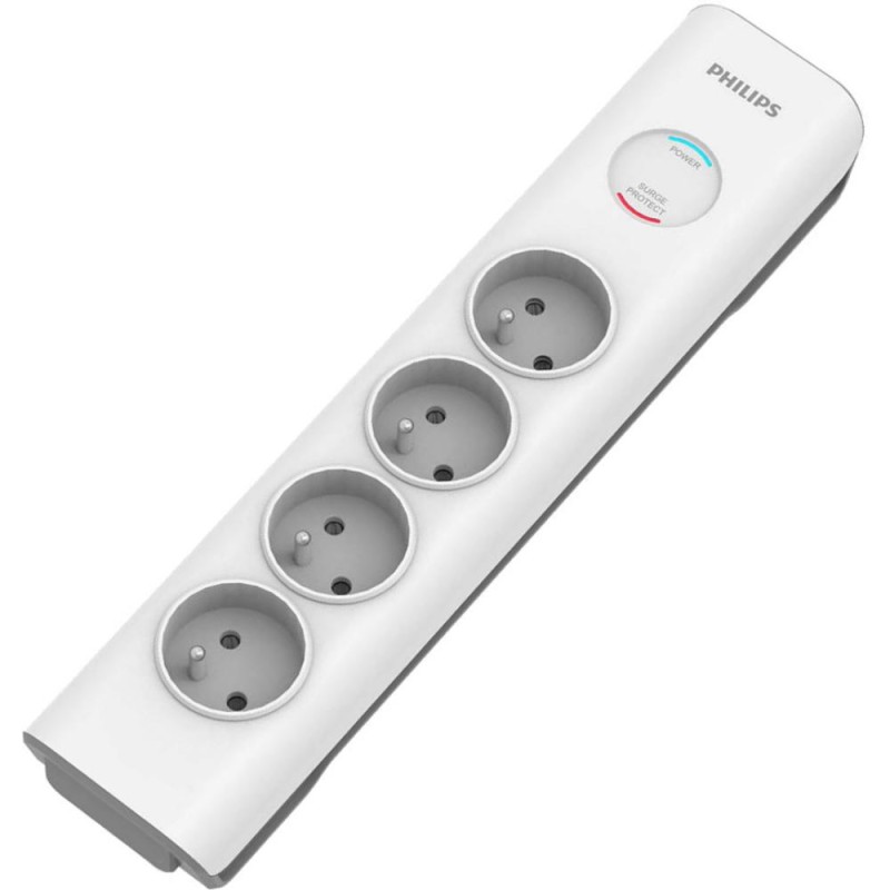 Philips Πολύπριζο Ασφαλείας με Καλώδιο 2m Λευκό (SPN7040WA/60) (PHISPN7040WA-60) Philips Πολύπριζο Ασφαλείας με Καλώδιο 2m Λευκό (SPN7040WA/60) (PHISPN7040WA-60)