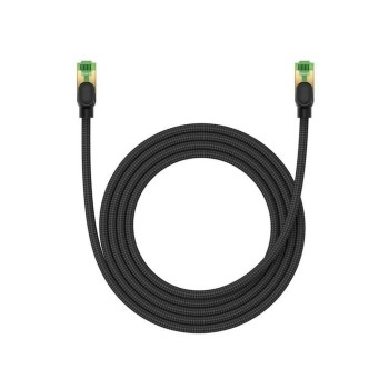 Baseus Καλώδιο Δικτύου Ethernet RJ45 Cat.8 με Πλεκτό Περίβλημα 40Gbps 2m Μαύρο (B0013320C111-03) (BASB0013320C111-03)