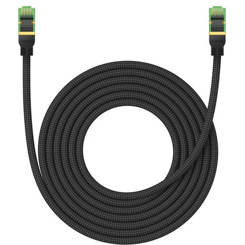 Baseus Καλώδιο Δικτύου Ethernet RJ45 Cat.8 με Πλεκτό Περίβλημα 40Gbps 5m Μαύρο (B0013320C111-05) (BASB0013320C111-05) Baseus Καλώδιο Δικτύου Ethernet RJ45 Cat.8 με Πλεκτό Περίβλημα 40Gbps 5m Μαύρο (B0013320C111-05) (BASB0013320C111-05)