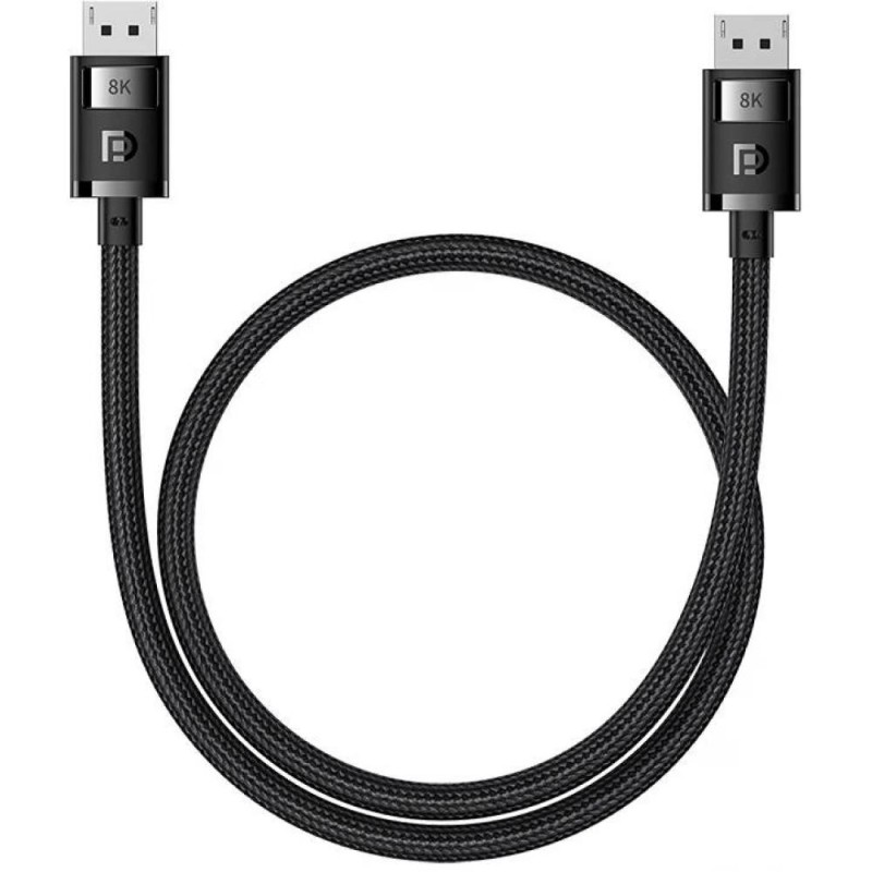 Baseus Καλώδιο DP 8K σε DP 8K High Definition 2m Μαύρο (B00633706111-02) (BASB00633706111-02) Baseus Καλώδιο DP 8K σε DP 8K High Definition 2m Μαύρο (B00633706111-02) (BASB00633706111-02)