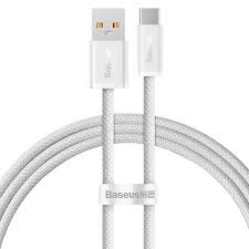 Baseus Καλώδιο USB σε USB-C Dynamic Series 100W 1m Λευκό (CALD000602) (BASCALD000602) Baseus Καλώδιο USB σε USB-C Dynamic Series 100W 1m Λευκό (CALD000602) (BASCALD000602)