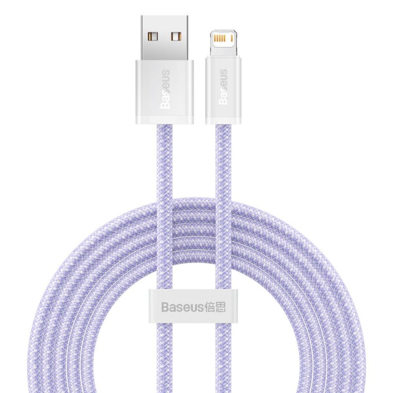 Baseus Καλώδιο USB σε Lightning Dynamic 2 Series 2.4A 2m Λιλά (CALD040105) (BASCALD040105) Baseus Καλώδιο USB σε Lightning Dynamic 2 Series 2.4A 2m Λιλά (CALD040105) (BASCALD040105)