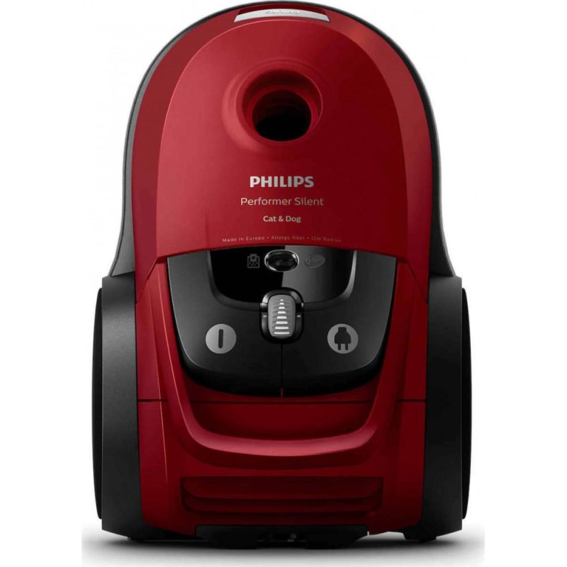 Philips Performer Silent Ηλεκτρική Σκούπα 750W με Σακούλα 4lt Κόκκινη (FC8784/09) (PHIFC8784-09) Philips Performer Silent Ηλεκτρική Σκούπα 750W με Σακούλα 4lt Κόκκινη (FC8784/09) (PHIFC8784-09)