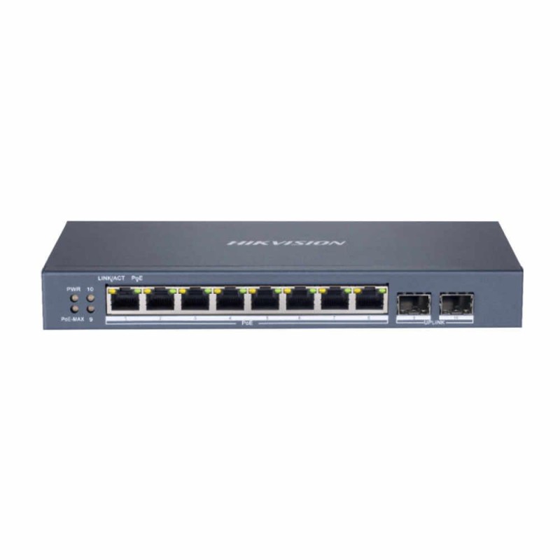Hikvision 10 Port Unmanaged PoE Switch L2 Series (DS-3E1510P-EIV2) (HKVDS-3E1510P-EIV2) Hikvision 10 Port Unmanaged PoE Switch L2 Series (DS-3E1510P-EIV2) (HKVDS-3E1510P-EIV2)
