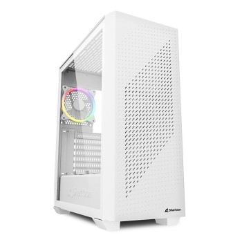 Sharkoon VS9 RGB Midi Tower Κουτί Υπολογιστή με Πλαϊνό Παράθυρο Λευκό (VS9WH) (SHRVS9WH)