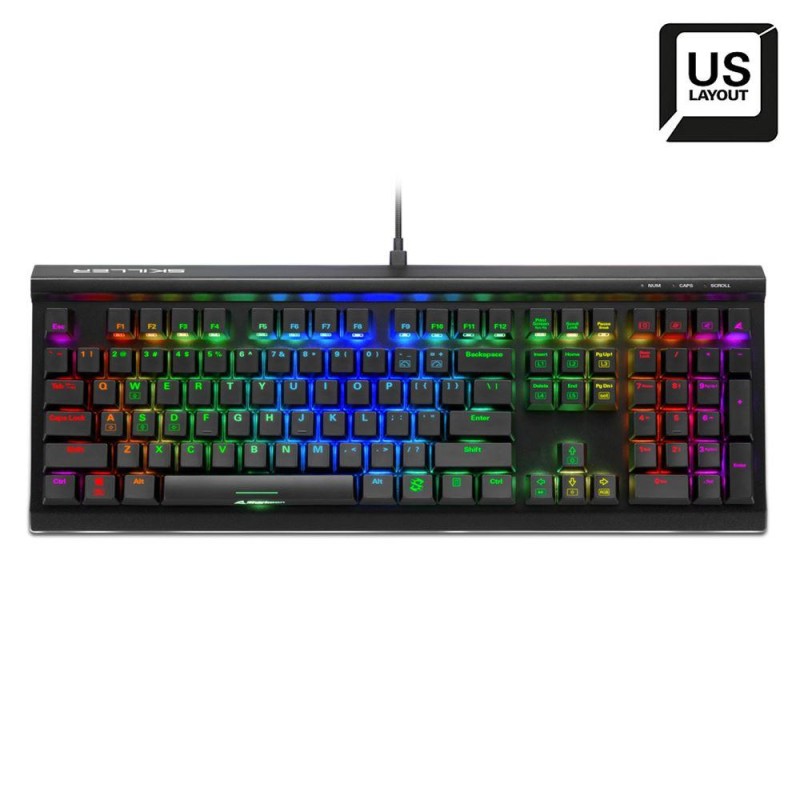 Sharkoon Skiller SGK60 Gaming Μηχανικό Πληκτρολόγιο με Kailh Box Red διακόπτες και RGB φωτισμό Αγγλικό US (SGK60R) (SHRSGK60R) Sharkoon Skiller SGK60 Gaming Μηχανικό Πληκτρολόγιο με Kailh Box Red διακόπτες και RGB φωτισμό Αγγλικό US (SGK60R) (SHRSGK60R)