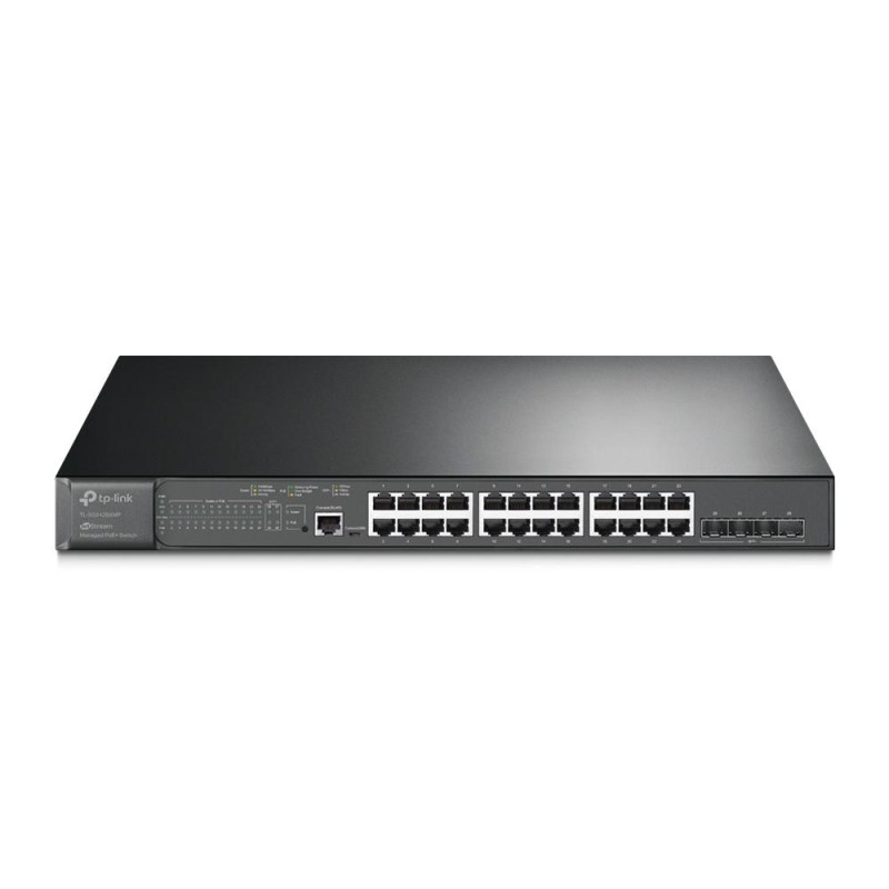 TP-Link JetStream 24-Port Gigabit and 4-Port 10GE SFP+ L2+ Managed Switch with 24-Port PoE+ (TL-SG3428XMP) (TPTL-SG3428XMP) TP-Link JetStream 24-Port Gigabit and 4-Port 10GE SFP+ L2+ Managed Switch with 24-Port PoE+ (TL-SG3428XMP) (TPTL-SG3428XMP)