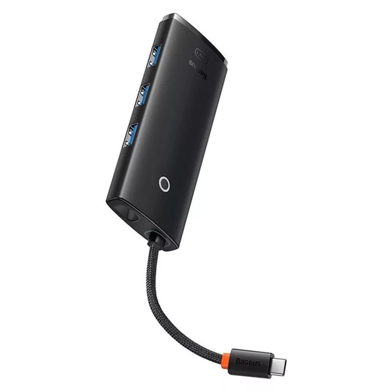 Baseus Docking Station Lite Series με 5 θύρες USB-C σε HDMI+USB3.0x3+PD Μαύρο (WKQX080201) (BASWKQX080201) Baseus Docking Station Lite Series με 5 θύρες USB-C σε HDMI+USB3.0x3+PD Μαύρο (WKQX080201) (BASWKQX080201)