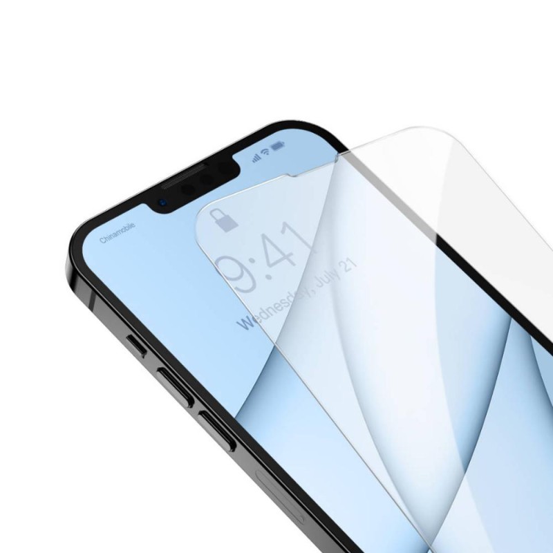 Baseus Προστατευτικό Οθόνης Tempered Glass 0.3mm για iPhone 13 Mini 2τμχ Διαφανές (SGBL020002) (BASSGBL020002) Baseus Προστατευτικό Οθόνης Tempered Glass 0.3mm για iPhone 13 Mini 2τμχ Διαφανές (SGBL020002) (BASSGBL020002)