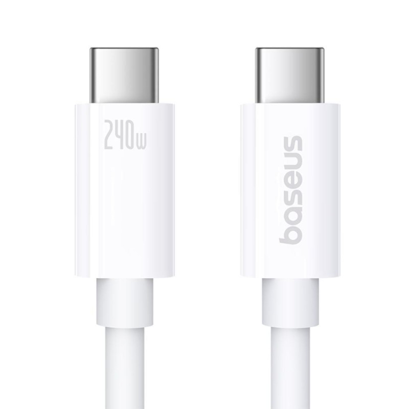 Baseus USB 2.0 Cable USB-C male - USB-C 100W Λευκό 1m (P10365200211-03) (BASP10365200211-03) Baseus USB 2.0 Cable USB-C male - USB-C 100W Λευκό 1m (P10365200211-03) (BASP10365200211-03)