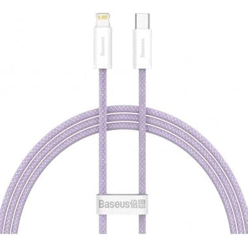 Baseus Καλώδιο USB-C σε Lightning Dynamic Series 20W 1m Μοβ (CALD000005) (BASCALD000005) Baseus Καλώδιο USB-C σε Lightning Dynamic Series 20W 1m Μοβ (CALD000005) (BASCALD000005)