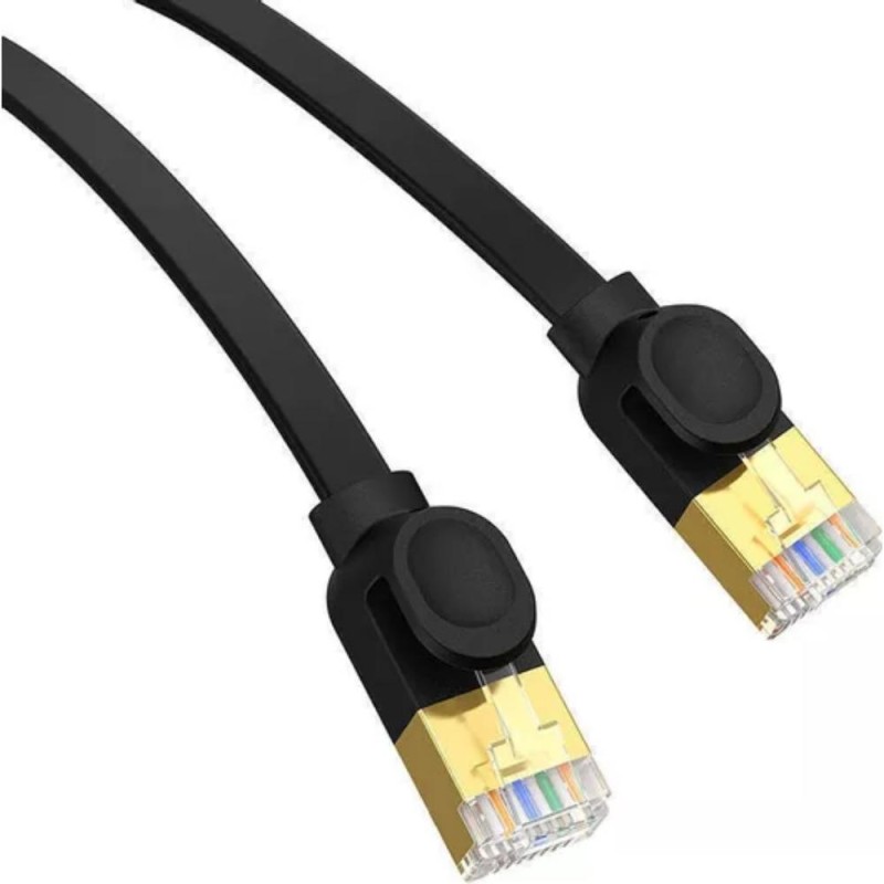 Baseus Καλώδιο Δικτύου Ethernet RJ45 CAT 7 UTP Flat 2m Μαύρο (B00133207111-02) (BASB00133207111-02) Baseus Καλώδιο Δικτύου Ethernet RJ45 CAT 7 UTP Flat 2m Μαύρο (B00133207111-02) (BASB00133207111-02)