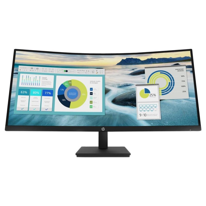 HP P34hc G4 WQHD USB-C Curved Ergonomic Monitor 34" (21Y56AA) HP P34hc G4 WQHD USB-C Curved Ergonomic Monitor 34" (21Y56AA)