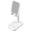 VENTION Height Adjustable Desktop Smartphone Stand White Aluminum Alloy Type (KCQW0) (VENKCQW0)