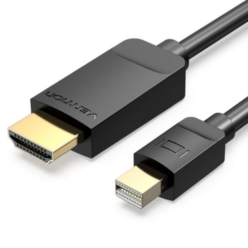 VENTION Mini DisplayPort to HDMI Cable 2M Black (HABBH) (VENHABBH) VENTION Mini DisplayPort to HDMI Cable 2M Black (HABBH) (VENHABBH)