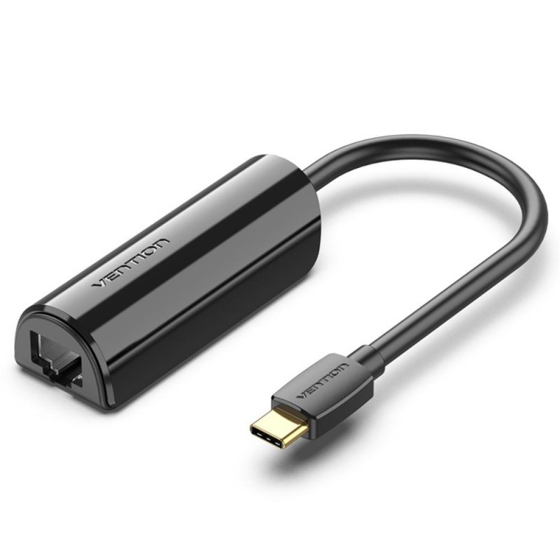 VENTION Type-C to Gigabit Ethernet Adapter 0.15M Black (CFBBB) (VENCFBBB) VENTION Type-C to Gigabit Ethernet Adapter 0.15M Black (CFBBB) (VENCFBBB)