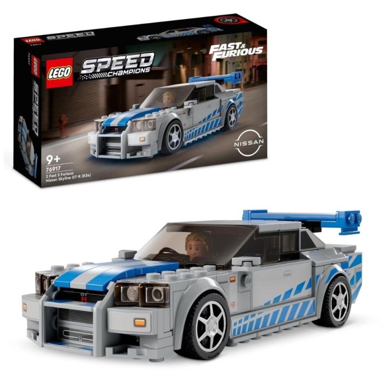 Lego Speed Champions 2 Fast 2 Furious Nissan Skyline GT-R (R34) για 9+ ετών (76917) (LGO76917) Lego Speed Champions 2 Fast 2 Furious Nissan Skyline GT-R (R34) για 9+ ετών (76917) (LGO76917)
