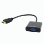 Cablexpert Μετατροπέας HDMI male σε 3.5mm / VGA female (A-HDMI-VGA-03) (GEMA-HDMI-VGA-03)
