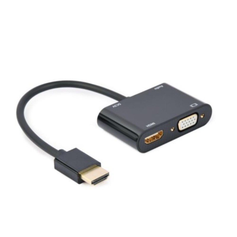 Cablexpert Μετατροπέας HDMI male σε HDMI / VGA female (A-HDMIM-HDMIFVGAF-01) (GEMA-HDMIM-HDMIFVGAF-01) Cablexpert Μετατροπέας HDMI male σε HDMI / VGA female (A-HDMIM-HDMIFVGAF-01) (GEMA-HDMIM-HDMIFVGAF-01)