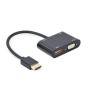 Cablexpert Μετατροπέας HDMI male σε HDMI / VGA female (A-HDMIM-HDMIFVGAF-01) (GEMA-HDMIM-HDMIFVGAF-01)
