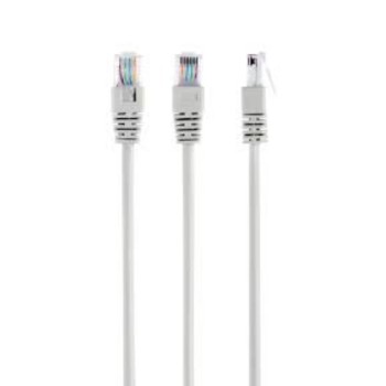 Cablexpert U/UTP Cat.5e Καλώδιο Δικτύου Ethernet 0.5m Γκρι (PP12-0.5M) (GEMPP12-0.5M)