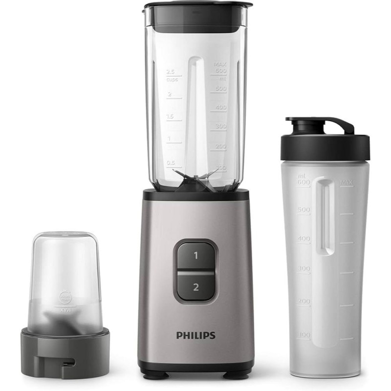 Philips Μπλέντερ για Smoothies 1lt 350W Γκρι (HR2604/80) (PHIHR2604-80) Philips Μπλέντερ για Smoothies 1lt 350W Γκρι (HR2604/80) (PHIHR2604-80)