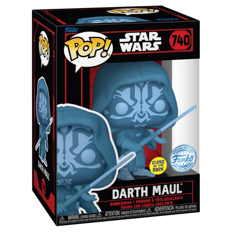 Funko Pop! Movies: Star Wars - Darth Maul Glows in the Dark #740 Special Edition (FNK27713) Funko Pop! Movies: Star Wars - Darth Maul Glows in the Dark #740 Special Edition (FNK27713)